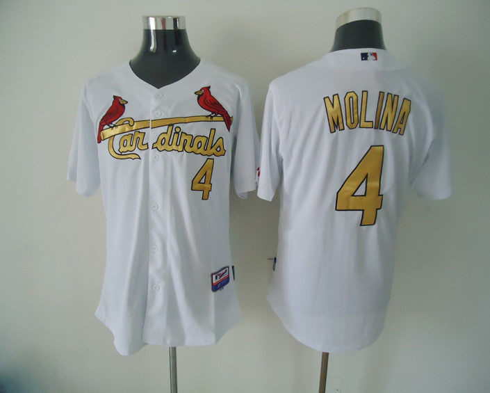 Molina St. Louis Cardinals white Authentic jersey