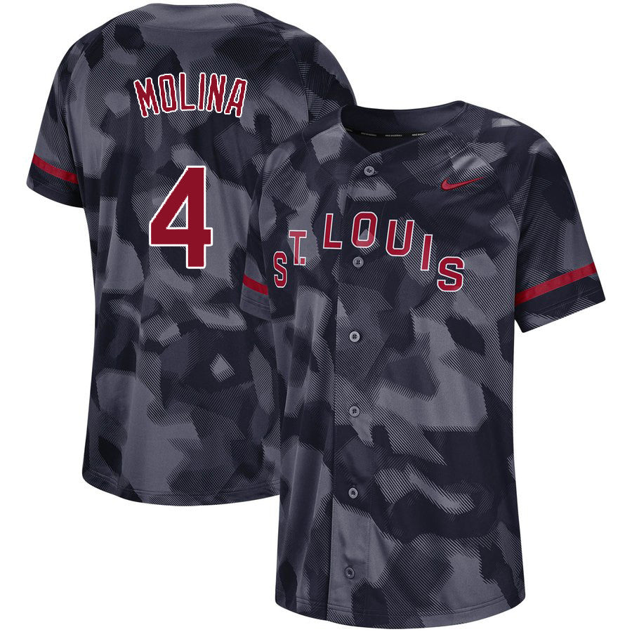 Yadier Molina St. Louis Cardinals black Fashion jersey