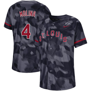 Yadier Molina St. Louis Cardinals black Fashion jersey
