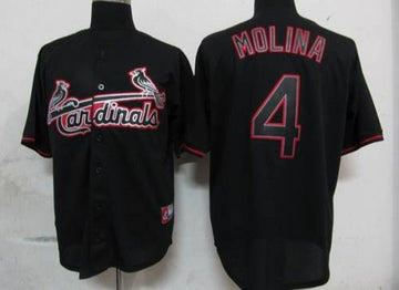 Yadier Molina St. Louis Cardinals black Fashion jersey