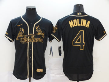 Yadier Molina St. Louis Cardinals black jersey