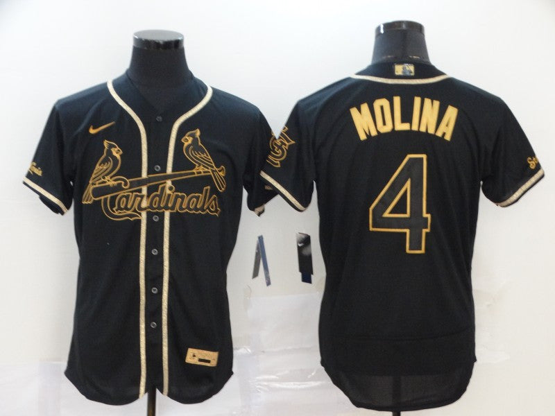 Yadier Molina St. Louis Cardinals black jersey