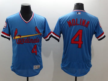 Yadier Molina St. Louis Cardinals blue jersey