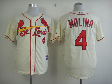 Yadier Molina St. Louis Cardinals cream Alternate jersey