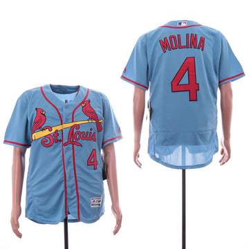Yadier Molina St. Louis Cardinals blue jersey