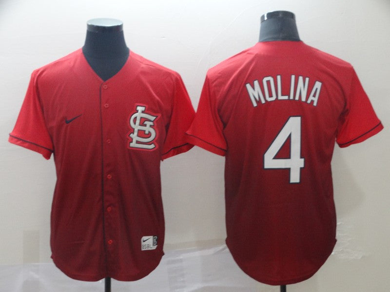 Yadier Molina St. Louis Cardinals red Fashion jersey