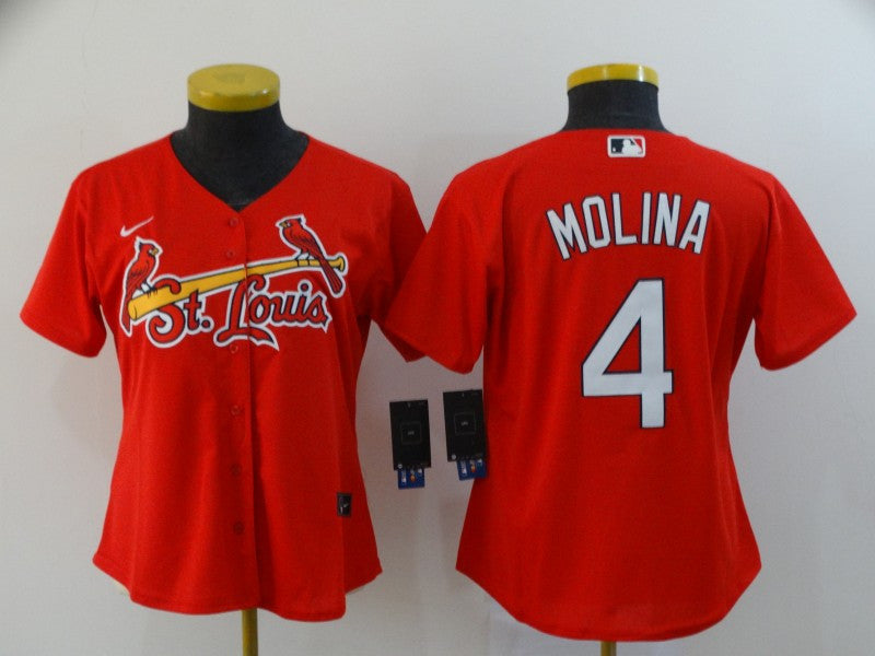 Yadier Molina St. Louis Cardinals red jersey