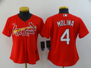 Yadier Molina St. Louis Cardinals red jersey