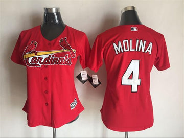Yadier Molina St. Louis Cardinals red jersey