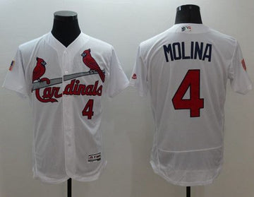 Yadier Molina St. Louis Cardinals white Fashion jersey