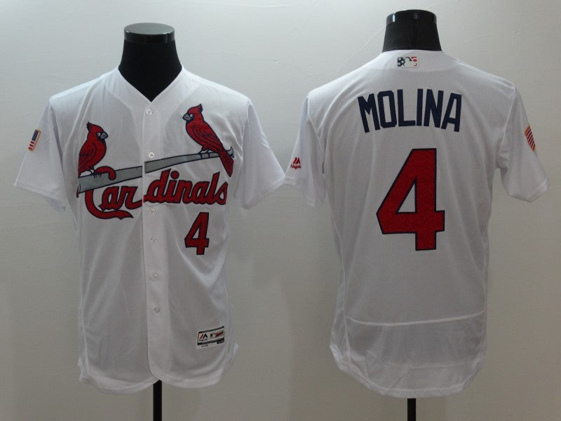 Yadier Molina St. Louis Cardinals white Fashion jersey