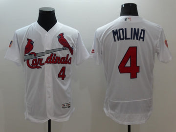 Yadier Molina St. Louis Cardinals white Fashion jersey