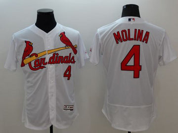 Yadier Molina St. Louis Cardinals white Authentic jersey