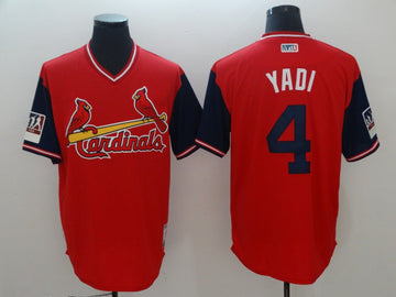 Yadier Molina Yadi St. Louis Cardinals red Authentic jersey