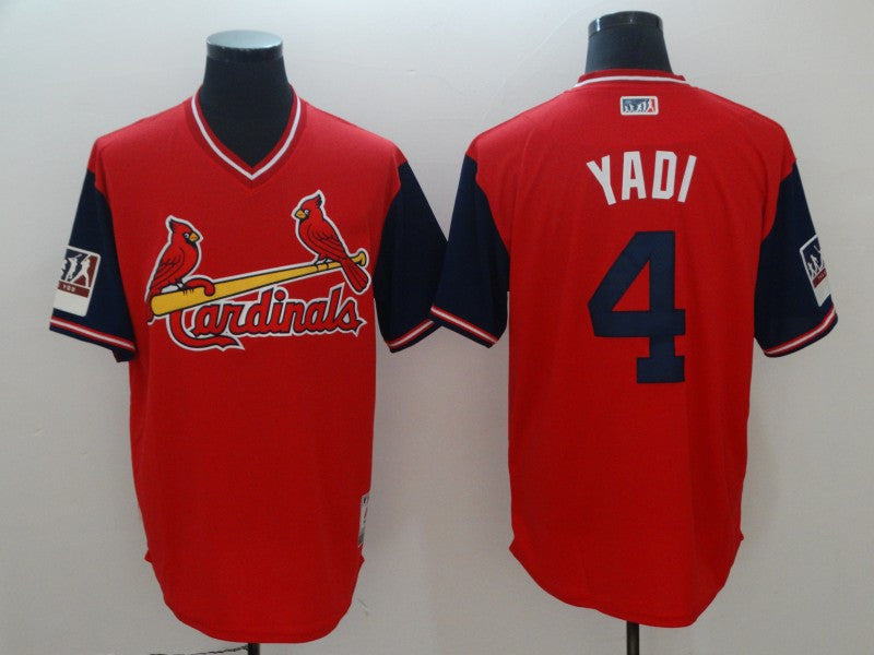 Yadier Molina Yadi St. Louis Cardinals red Authentic jersey