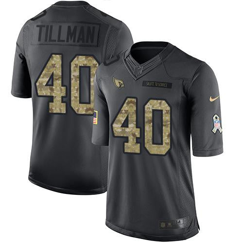 Pat Tillman Arizona Cardinals black Salute To Service jersey