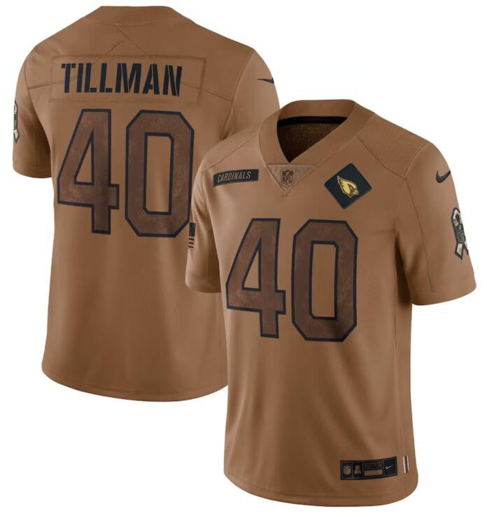 Pat Tillman Arizona Cardinals brown Salute To Service jersey