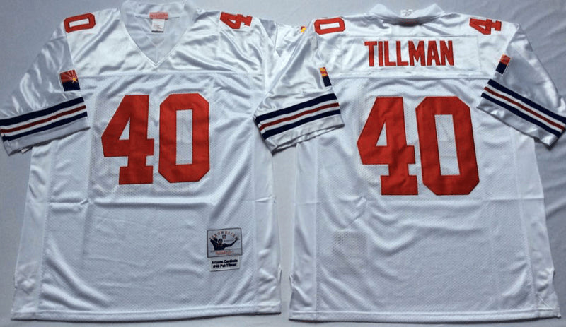 Pat Tillman Arizona Cardinals white Throwback jersey
