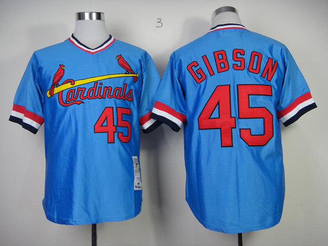 Gibson St. Louis Cardinals blue Throwback jersey