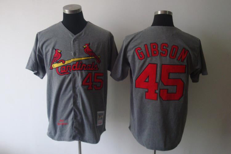 Gibson St. Louis Cardinals grey jersey