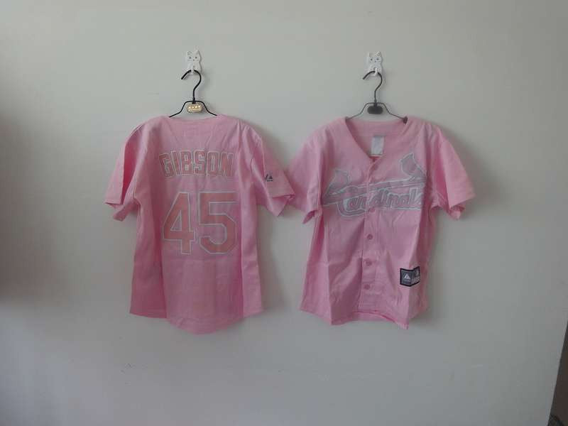 Gibson St. Louis Cardinals pink jersey