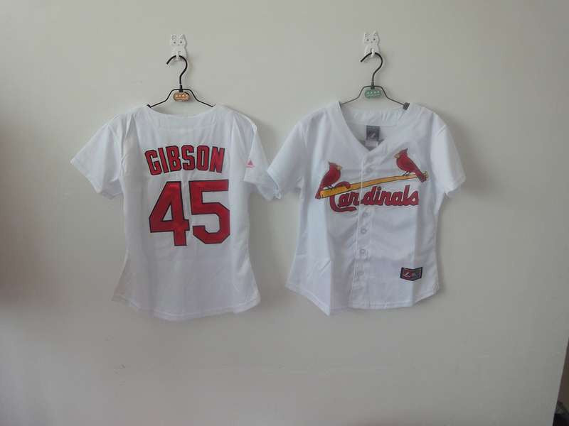 Gibson St. Louis Cardinals white jersey