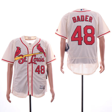 Harrison Bader St. Louis Cardinals cream jersey