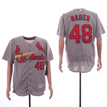 Harrison Bader St. Louis Cardinals gray jersey