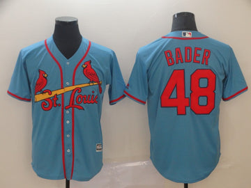Harrison Bader St. Louis Cardinals blue jersey