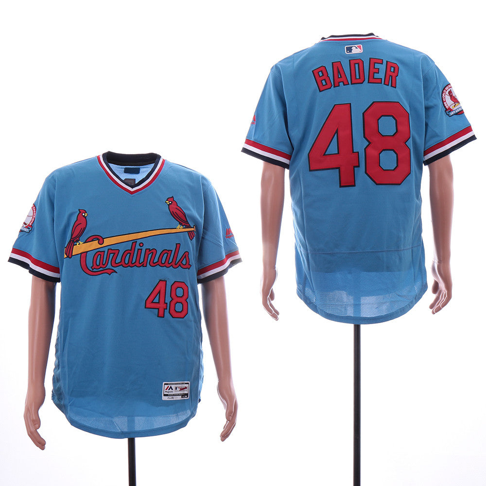 Harrison Bader St. Louis Cardinals blue jersey
