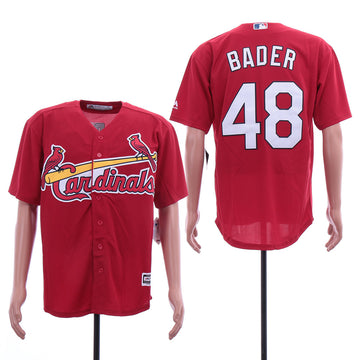 Harrison Bader St. Louis Cardinals red jersey
