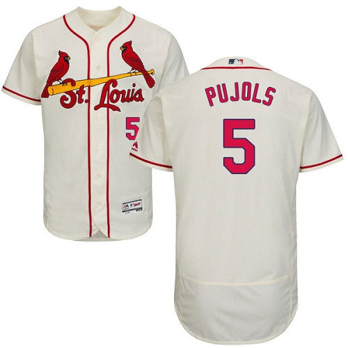 Albert Pujols St. Louis Cardinals cream jersey