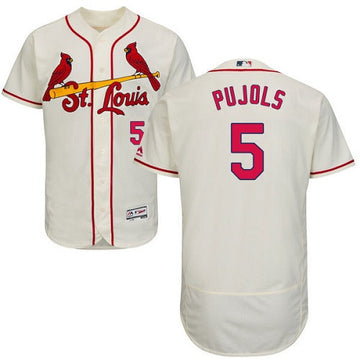 Albert Pujols St. Louis Cardinals cream jersey