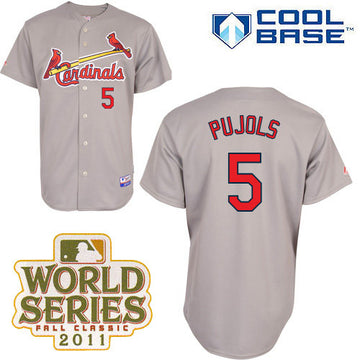 Albert Pujols St. Louis Cardinals grey jersey
