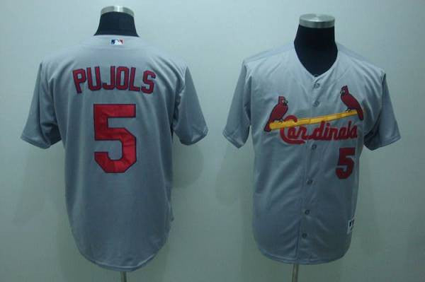 Albert Pujols St. Louis Cardinals grey jersey