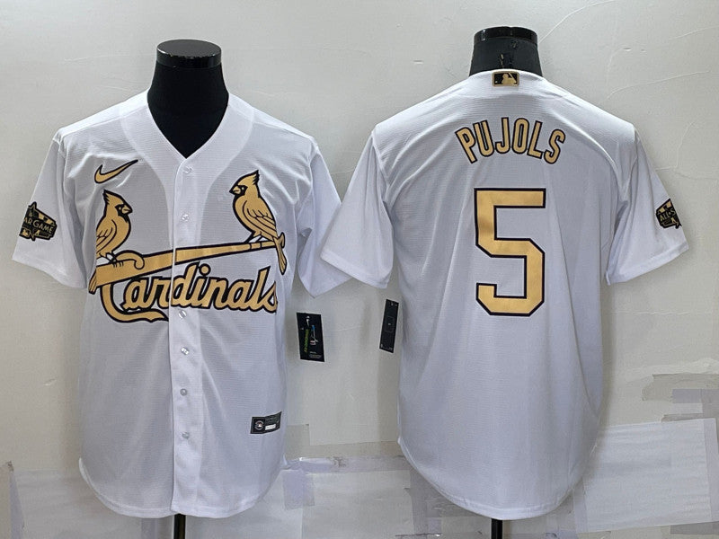 Albert Pujols St. Louis Cardinals white All-Star jersey