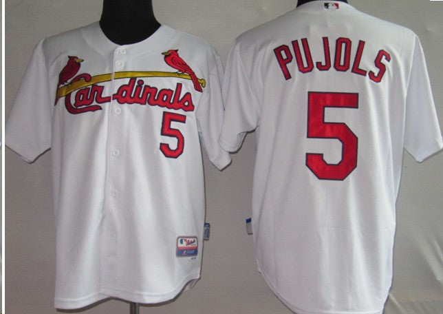 Albert Pujols St. Louis Cardinals white jersey
