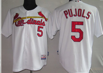 Albert Pujols St. Louis Cardinals white jersey