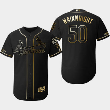 Adam Wainwright St. Louis Cardinals black jersey