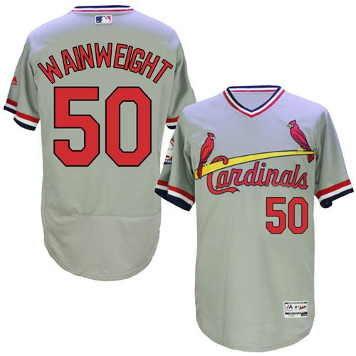 Adam Wainwright St. Louis Cardinals grey Authentic jersey