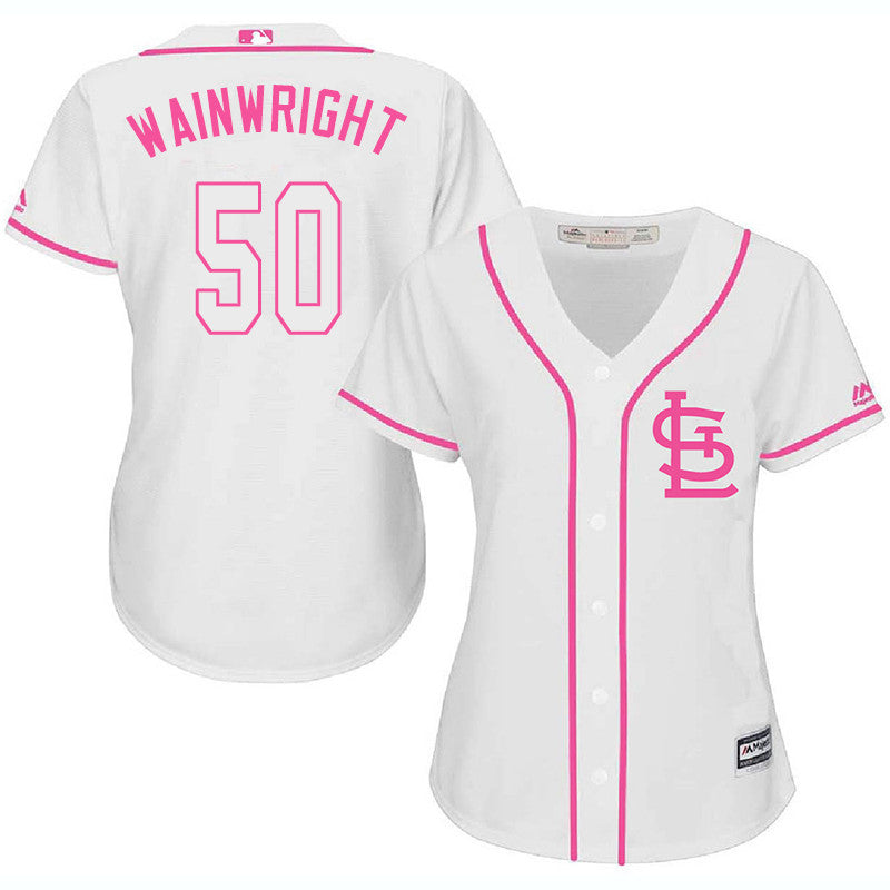 Adam Wainwright St. Louis Cardinals white jersey