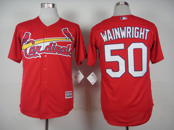Wainwright St. Louis Cardinals red jersey