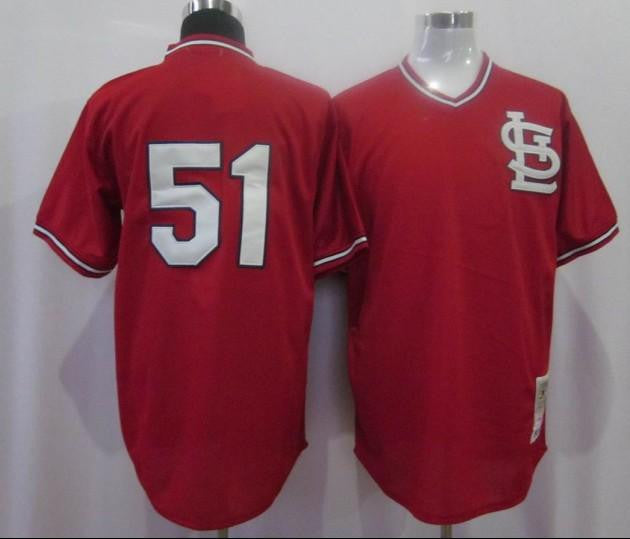 Willie McGee St. Louis Cardinals red jersey