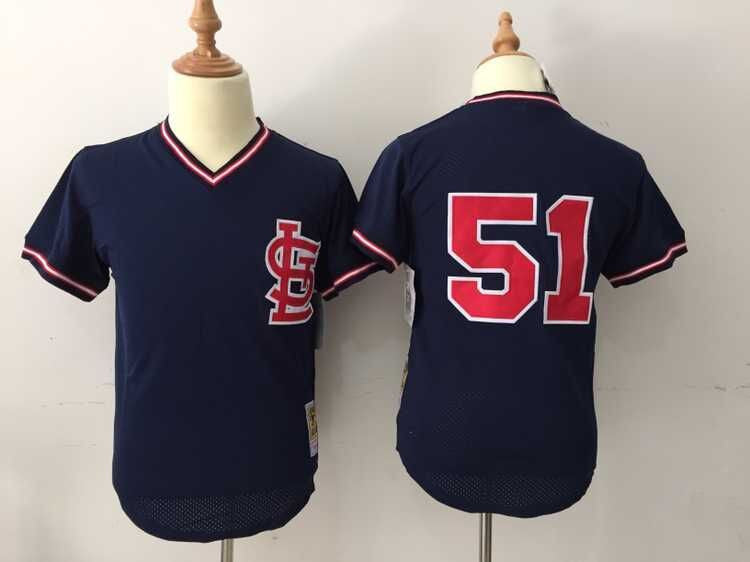 Willie McGee St. Louis Cardinals navy jersey