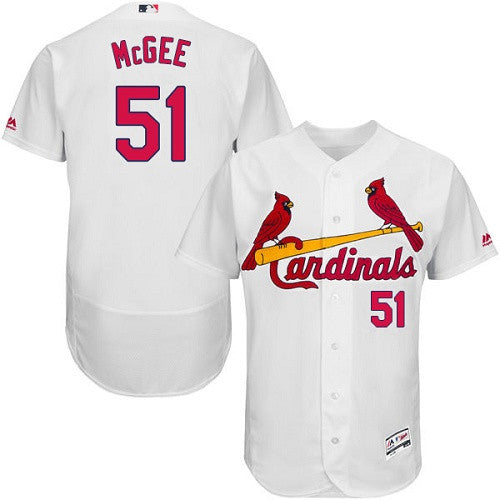 Willie McGee St. Louis Cardinals white jersey