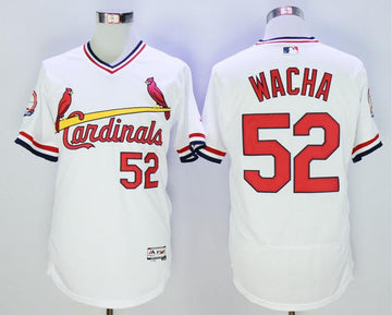 Michael Wacha St. Louis Cardinals white Throwback jersey