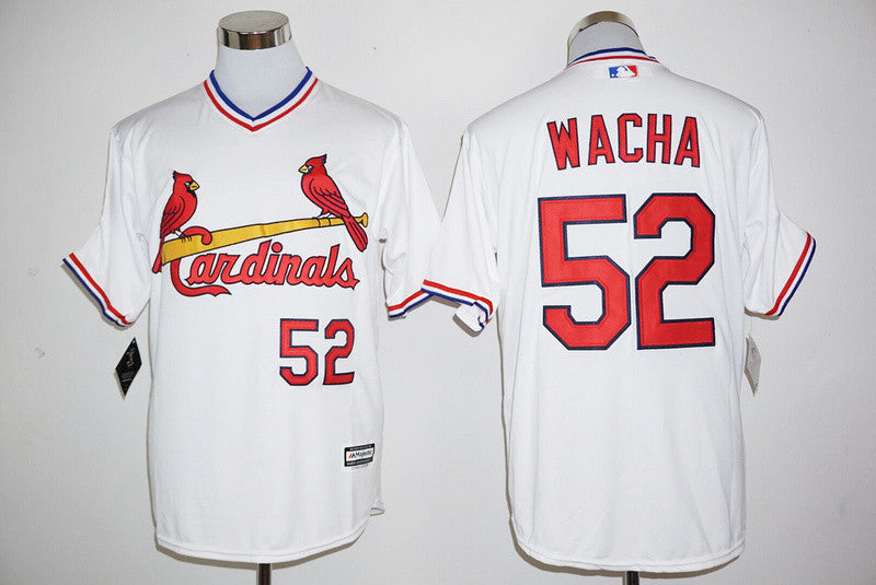 Michael Wacha St. Louis Cardinals white Throwback jersey