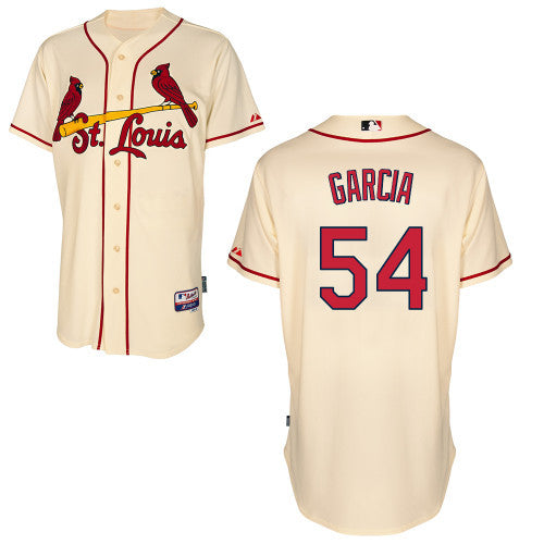 Jaime Garcia St. Louis Cardinals cream jersey