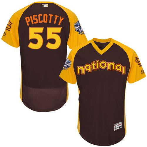 Cardinals Stephen Piscotty National League All-Star brown All-Star jersey