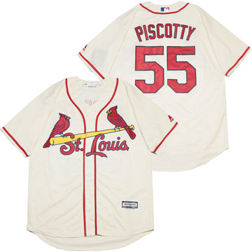 Stephen Piscotty St. Louis Cardinals cream jersey